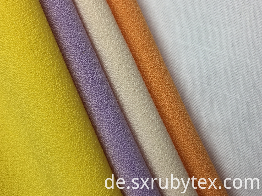 Polyester-Krepp-festes Gewebe Polyester Crepe Solid Fabric